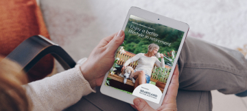 Reverse Mortgage insights guide with the title: Enjoy a better lifestyle in retirement